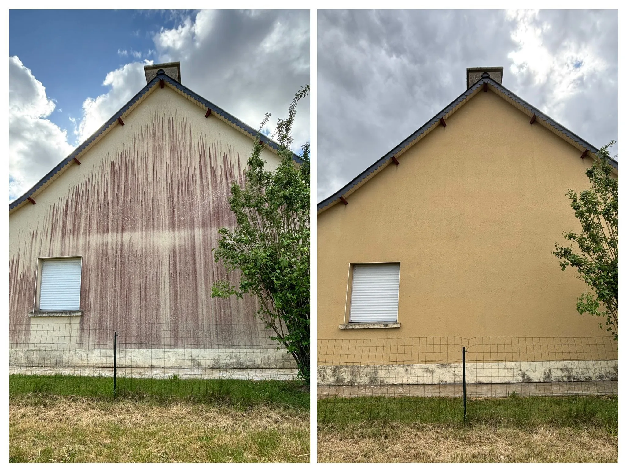 Façade rénovée — ravalement Sanchez Rénov Bruz